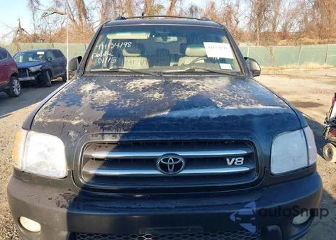 2002 Toyota Sequoia Limited V8 z USA, uszkodzony, nr VIN 5TDZT38A92S113992